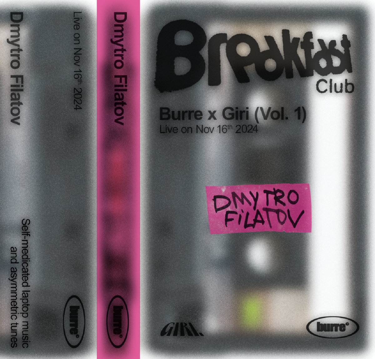 Cover artwork for Breakfast Club × Burre — Dmytro Filatov