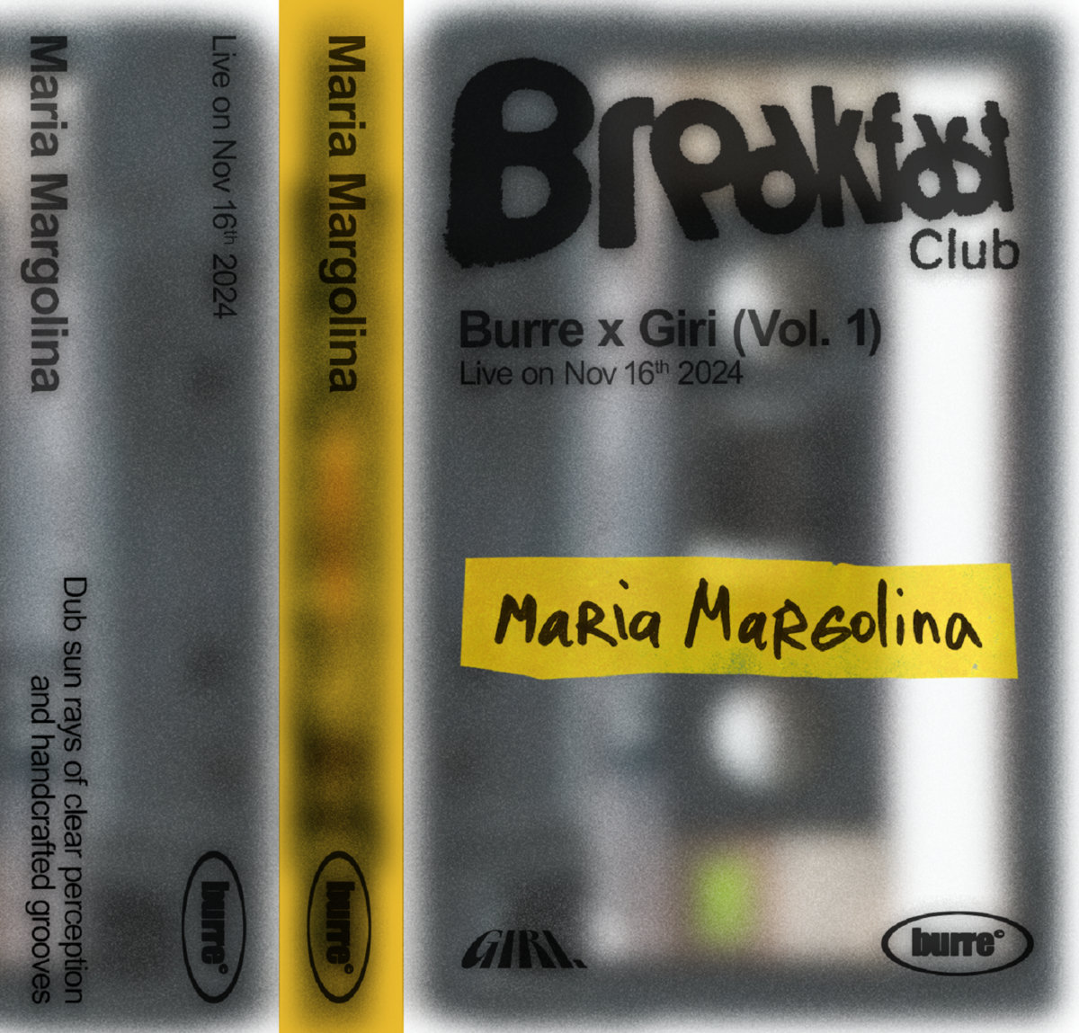 Cover artwork for Breakfast Club × Burre — Maria Margolina