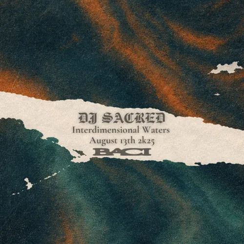 Cover artwork for Interdimensional Waters — DJ Sacred