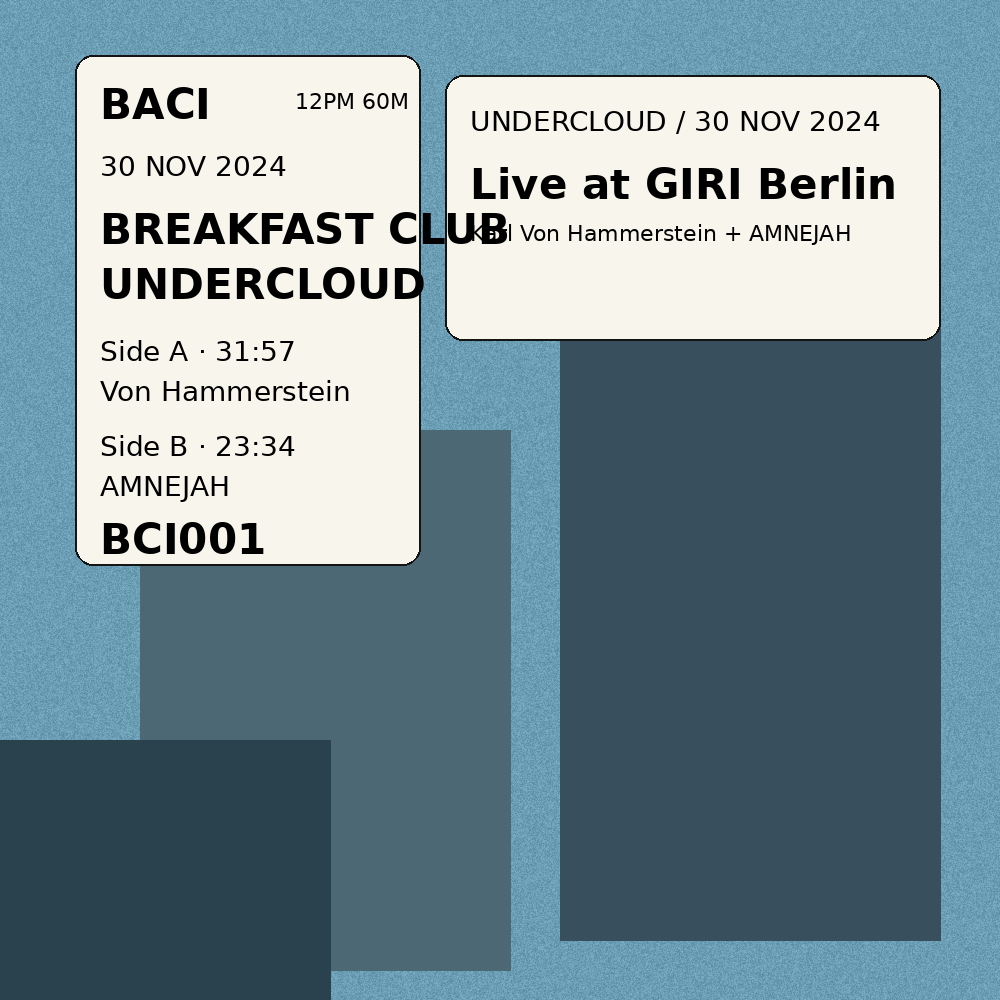 Current BACI release artwork