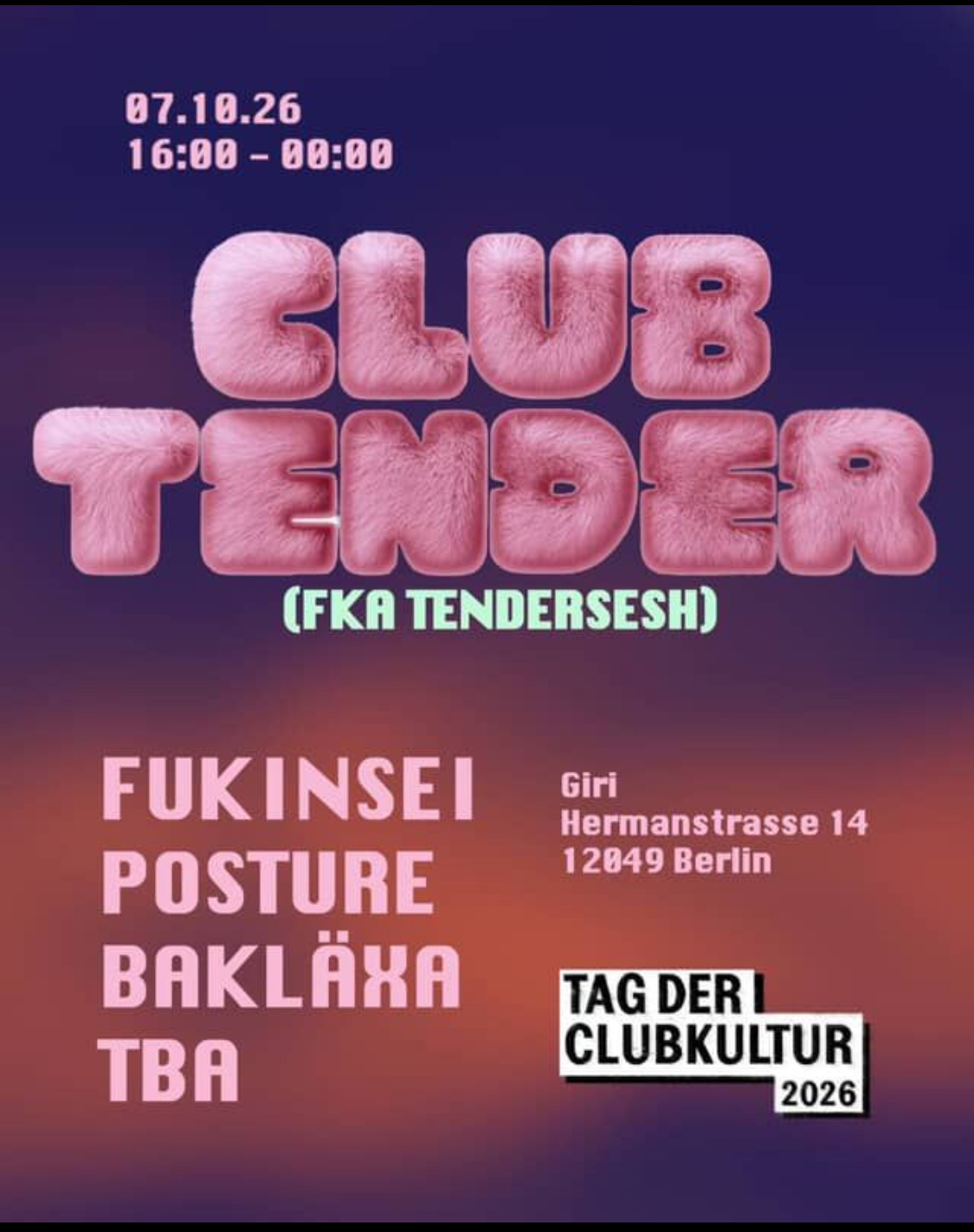 Club Tender