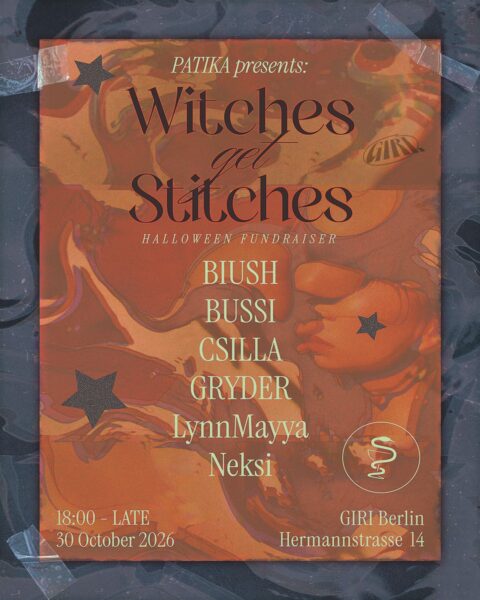 Artwork for PATIKA presents: Witches get stitches x GIRI